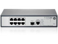 HP JG348A   1910-8G Switch (8x10/100/1000 RJ-45 + 1xSFP Web, SNMP, L3 static, s