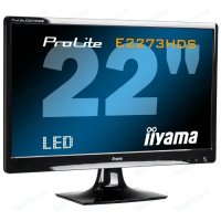  21.5" Iiyama PLE2273HDS-B1 ProLite TFT TN 1920x1080; 0.248mm; 2ms; 250cd/m2; 1000:1; VGA