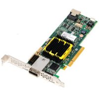  Adaptec ASR-5445 (PCI-Ex8,LP,SAS/SATAII,RAID,8port(intSFF8087+extSSF8088),512Mb) KIT 2228