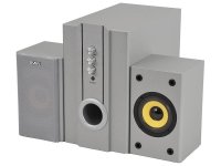  SVEN 2.1 SPS-820 SILVER (2.1 system, 18W+2x10W RMS, volume control, wooden case)