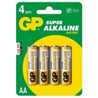   GP Super Alkaline 15A-BC4 (LR6 AA) A4 .