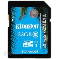   SecureDigital SecureDigital 32Gb Kingston Class10 UHS-I (SDA10 / 32GB)