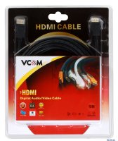  VCOM HDMI 19M/M ver:1.4+3D, 10m,   (VHD6000D-10MB) Blister