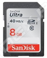   microSDHC 8Gb Class10 Sandisk SDSDQUI-008G-U46 Ultra + SD Adapter 30MB/s