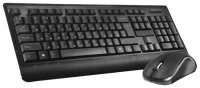 OKLICK Wireless Keyboard & Optical Mouse (240M) (- Ergo, /, USB,FM+ 3 , Roll, USB, FM)