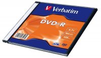   Verbatim DVD-R 4.7Gb 16x Slim Case 20P