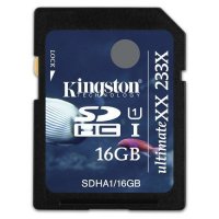   Kingston (SDHA1/16GB)SecureDigital High Capacity (SDHC) MemoryCard 16Gb UltimateXX UHS-