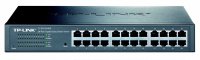 TP-LINK TL-SG1024DE 24-Port Gigabit Easy Smart Switch, 24 10/100/100Mbps RJ45 ports, MTU/Port/Tag-ba