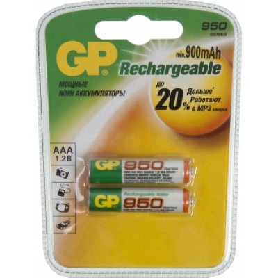  GP 95AAAHC-2CR2 950mAh AAA 2 