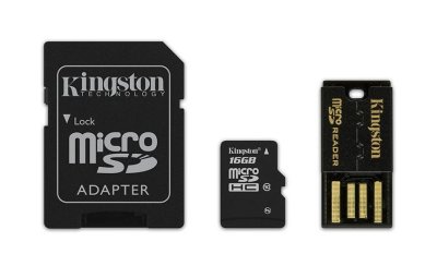  Kingston microSDHC Class10 16 GB Multi Kit / Mobility Kit