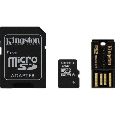  Kingston microSDHC Class10 8Gb