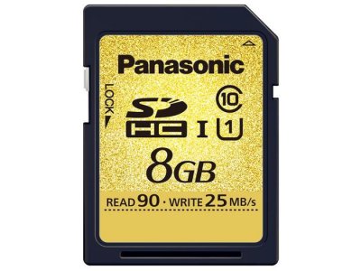  Panasonic SDHC Class 10 8 gb 10 UHS-I 90Mb/s