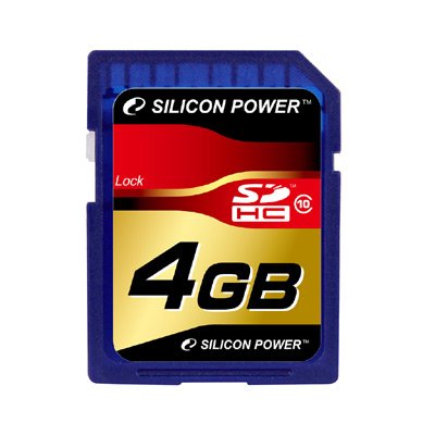  Silicon Power SDHC Class 10 4GB