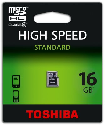  Toshiba microSDHC  4, 16    SD