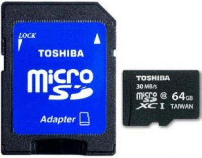   TransFlash 64Gb MicroSDXC Class 10 UHS-I Toshiba, SD-C064UHS1, 