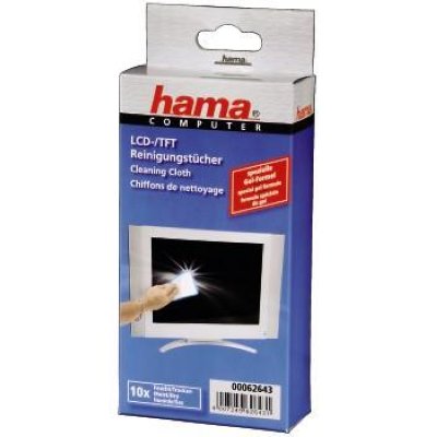    Hama Screen Cleaning Cloths, 10+10 pieces, moist/dry