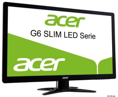  23" Acer G236HLBBID Black LED, 1920x1080, 5ms, 200 cd/m2, DCR 100M;1, VGA, DVI (HDCP), HDMI