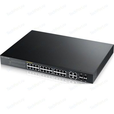 ZyXEL (ES3500-24HP)   (24UTP 10/100Mbps PoE +4Combo 1000BASE-T/SFP)