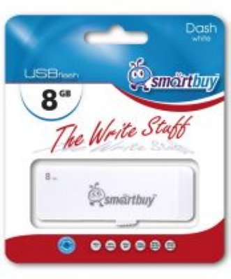 - SmartBuy Dash (SB8GBDH-W) USB2.0 Flash Drive 8Gb (RTL)