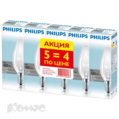 . Philips / 40W E14 CL/B35