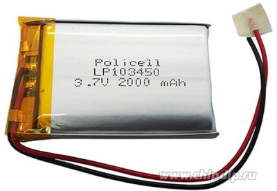  - (Li-Pol) LP103450-PCM 2000 3.7,  , PoliCell