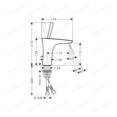    Hansgrohe PuraVida 15074000  