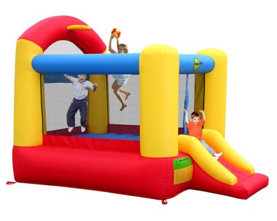 Happy Hop   Slide and Hoop Bouncer 9304N