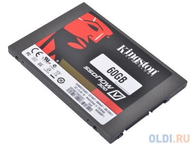   SSD 2.5" 60 Gb Kingston SATA 3 V300 + Desktop kit (R450/W450MB/s) (SV300S3D