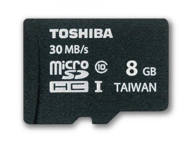 (SD-C008UHS1(BL5A)   Toshiba,  microSDHC  10 (UHS I), 8 