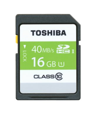 (SD-X16T1(BL7)   Toshiba EXCERIA,  SDHC  10 (UHS I) Type 1, 16 