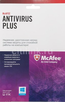  McAfee AntiVirus Plus 2013 Intel Original 12   1   BXMAV1YRRUS 927707