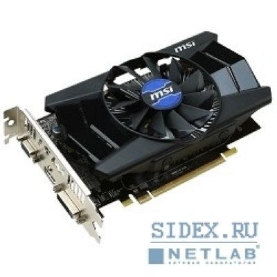  1Gb (PCI-E) DDR-5 MSI V279 R7750-PMD1GD5-OC-V2 (RTL) DVI+HDMI+DP (Radeon HD7750)