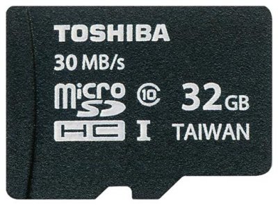 (SD-C032UHS1(BL5A)   Toshiba,  microSDHC  10 (UHS I), 32 