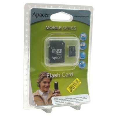   Apacer MicroSD 2GB + SD adapter