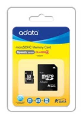   ADATA microSDHC Class 4 4GB + SD adapter