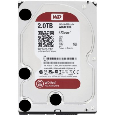   3.5" SATA3 2.0  WD Red 64mb ( WD20EFRX )