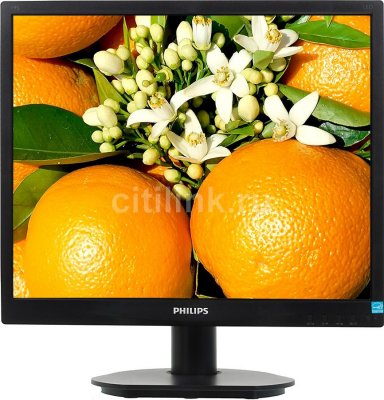  Philips 19" 19S4LSB5 (00/01) Black TN LED 5ms 5:4 DVI 20M:1 250cd