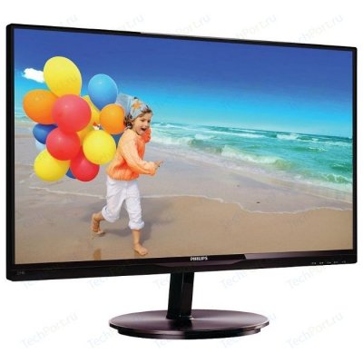  Philips 21.5" 224E5QSB (00/01) Black Cherry AH- IPS LED 5ms 16:9 DVI 20M:1 250cd