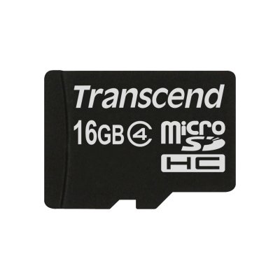   microSDHC 16  Transcend TS16GUSDC4