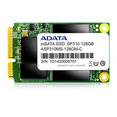 SSD   mSATA 128GB A-Data SP310 Read 540Mb/s Write 200Mb/s ASP310S3-128GM-C