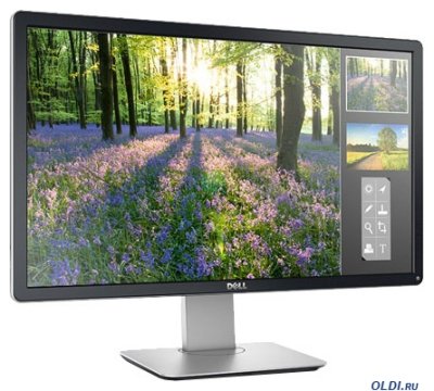  23.8" Dell P2414H Black IPS, LED, 1920x1080, 8ms, 250 cd/m2, DCR 2M:1, VGA, DVI-D (HDCP), DP