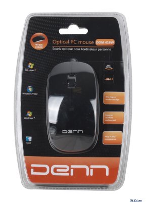  Denn DOM416W USB,  , , 3 , 800 DPI, 1,5 