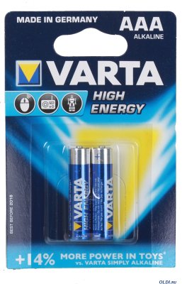  VARTA HIGH ENERGY AAA  2 04903121412