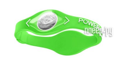  POWER BALANCE S NEON White Hologram Green/White ( !)