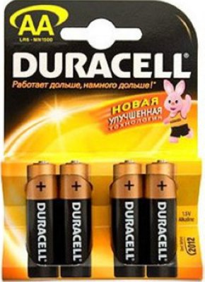  DURACELL LR6-4BL BASIC (80/240/20400)  4  (AA)