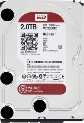    3,5" 2000Gb Western Digital (WD20EFRX) 64Mb IntelliPower SATA3 Red