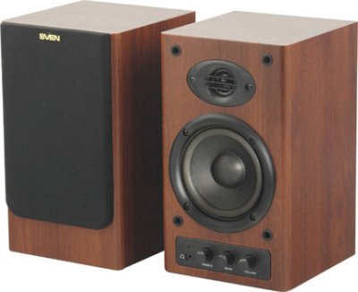  2.0  SVEN SPS-610 2*10W Walnut