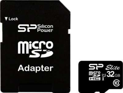   Micro SecureDigital Micro SecureDigital 32Gb HC Silicon Power ELITE class10 UHS-1 (SP03