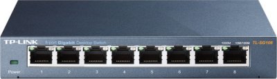  TP-Link TL-SG108  / , 8 , 10/100/1000 Eth,   