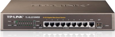    TP-LINK TL-SL2210WEB  8x1000BASE-T, 1x1000BASE-T, 1xSFP